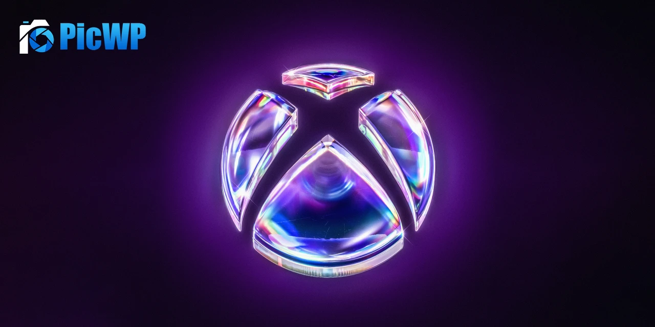 Xbox logo Purple background 6K PC Wallpaper
