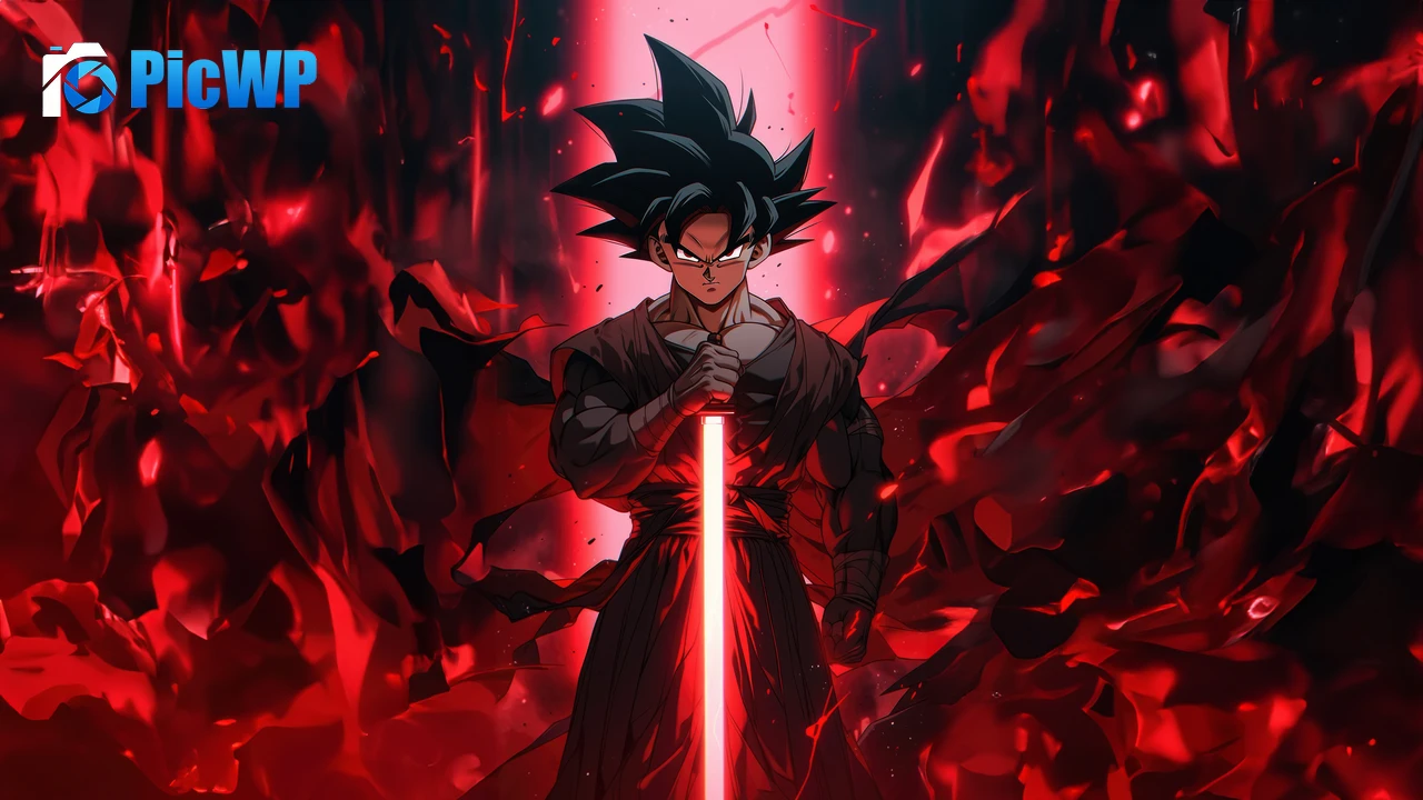 Goku Black Super Saiyan Rose 6K PC Wallpaper