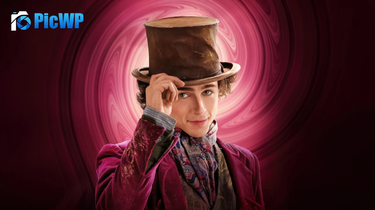 Timothée Chalamet Willy Wonka 6K PC Wallpaper