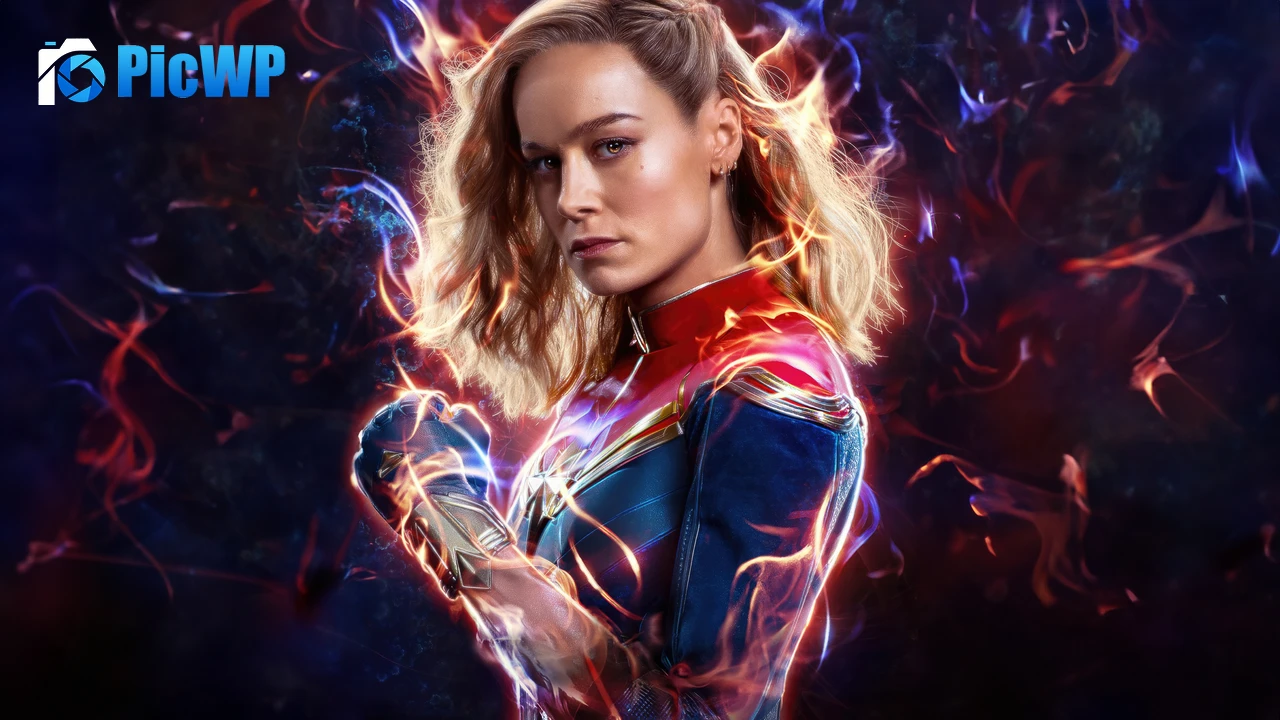 Brie Larson The Marvels 6K PC Wallpaper