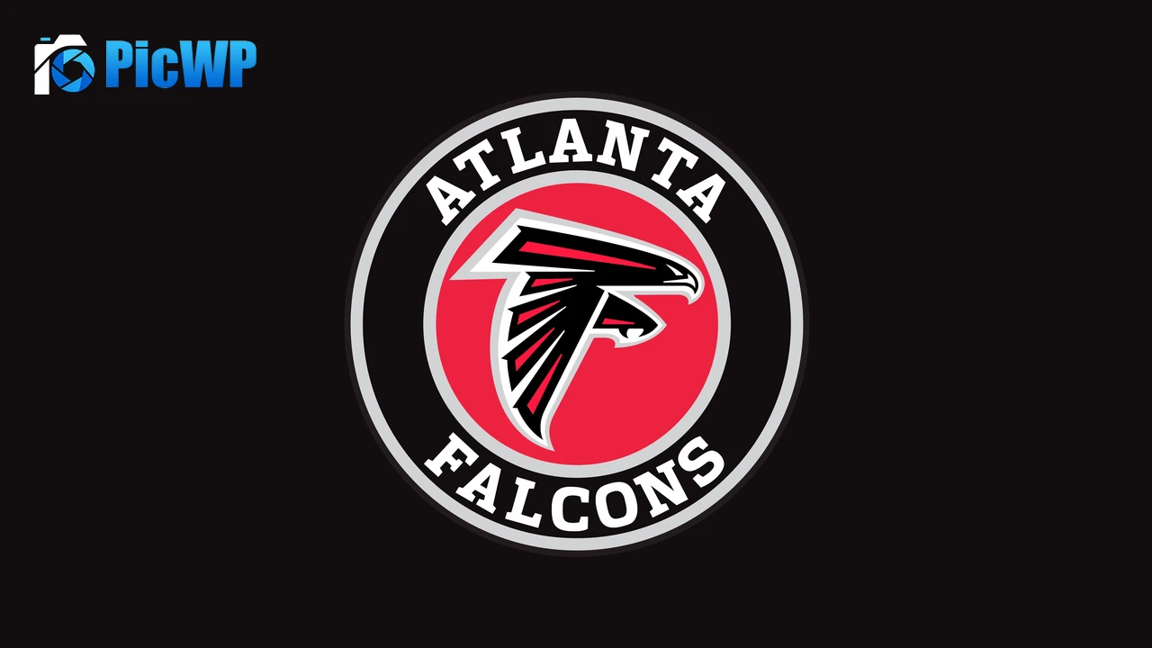 Atlanta Falcons Emblem 6K PC Wallpaper