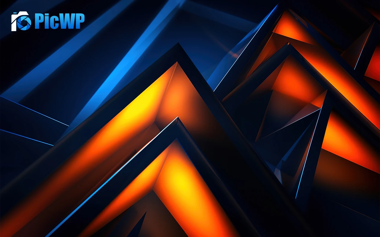 Triangular Pattern 6K PC Wallpaper