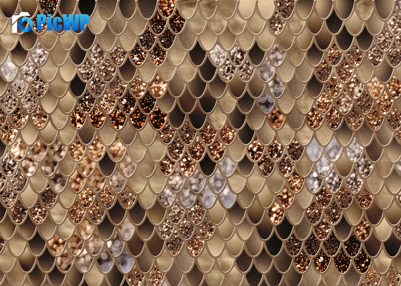 Mermaid scales Glitter background 4K PC Wallpaper
