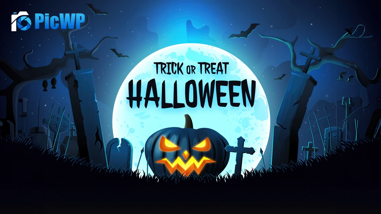 Happy Halloween Trick or treat 6K PC Wallpaper