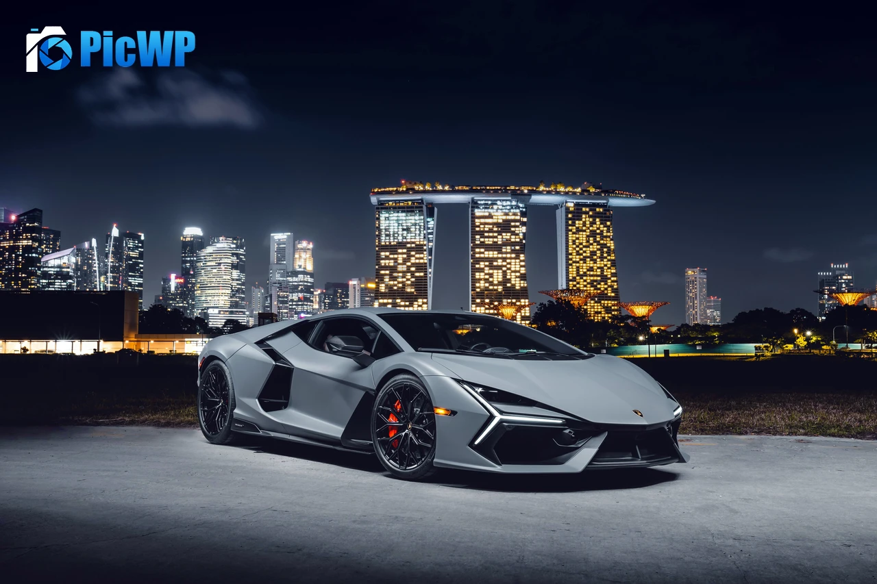 Lamborghini Revuelto Singapore 6K PC Wallpaper