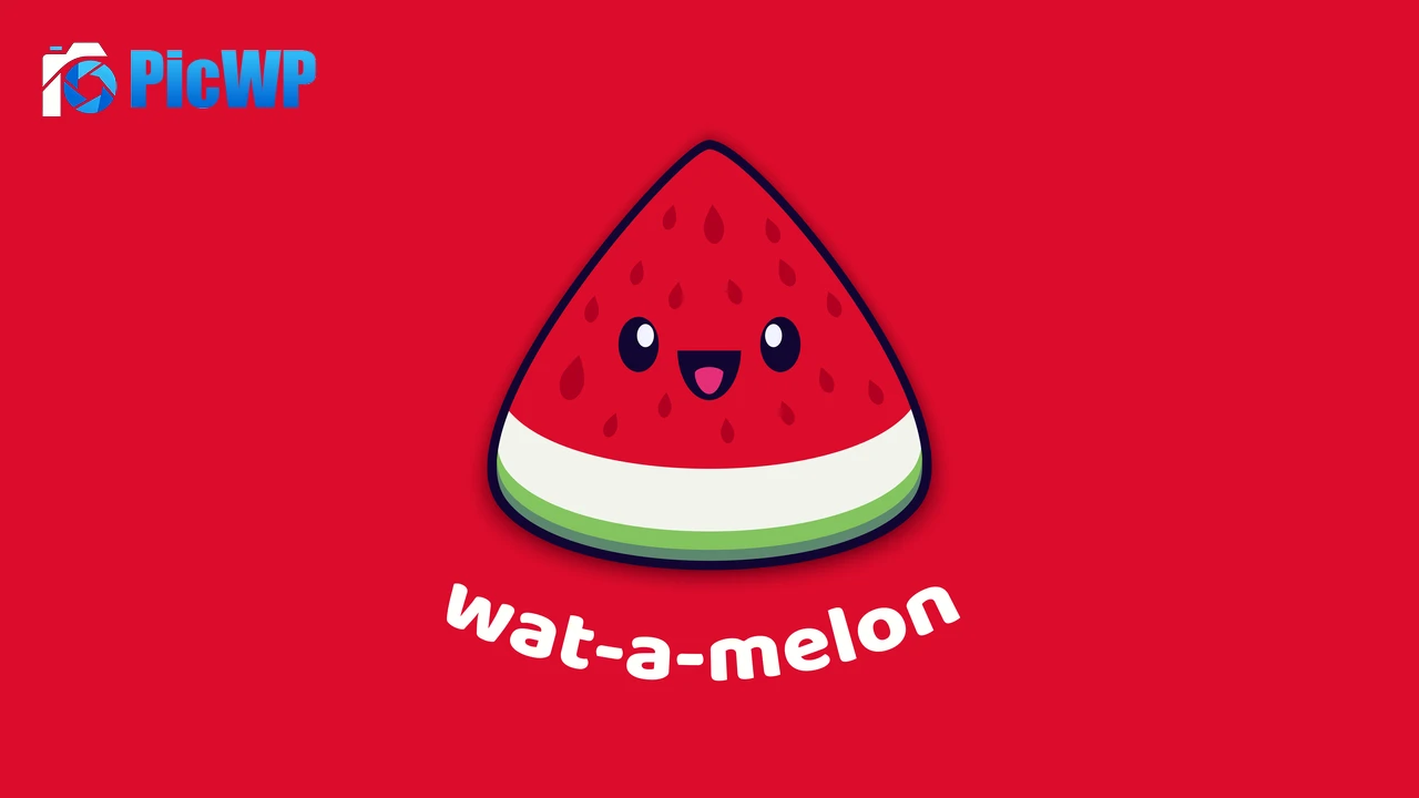 Watermelon Kawaii cartoon 8K PC Wallpaper