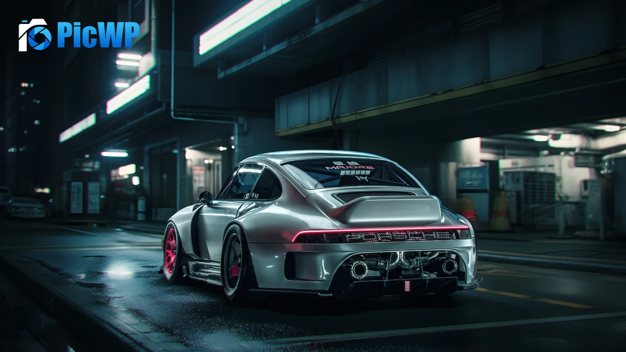 Porsche 911 Cyberpunk 6K PC Wallpaper