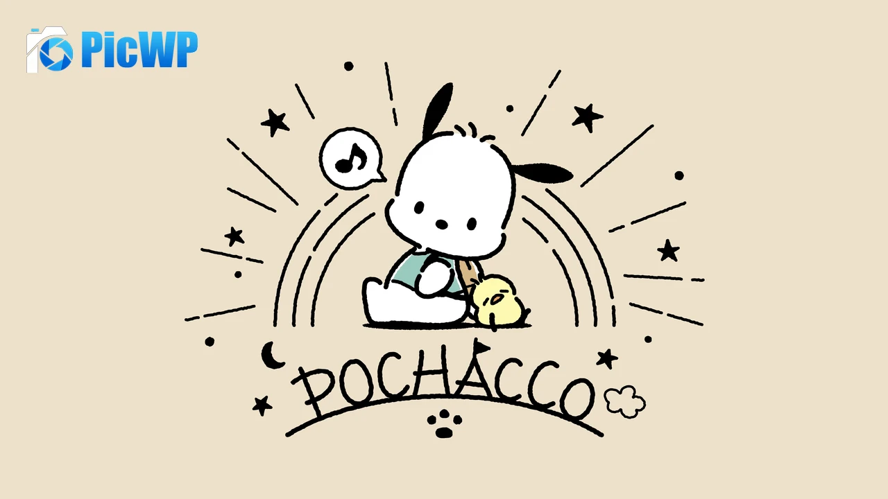 Pochacco 6K PC Wallpaper