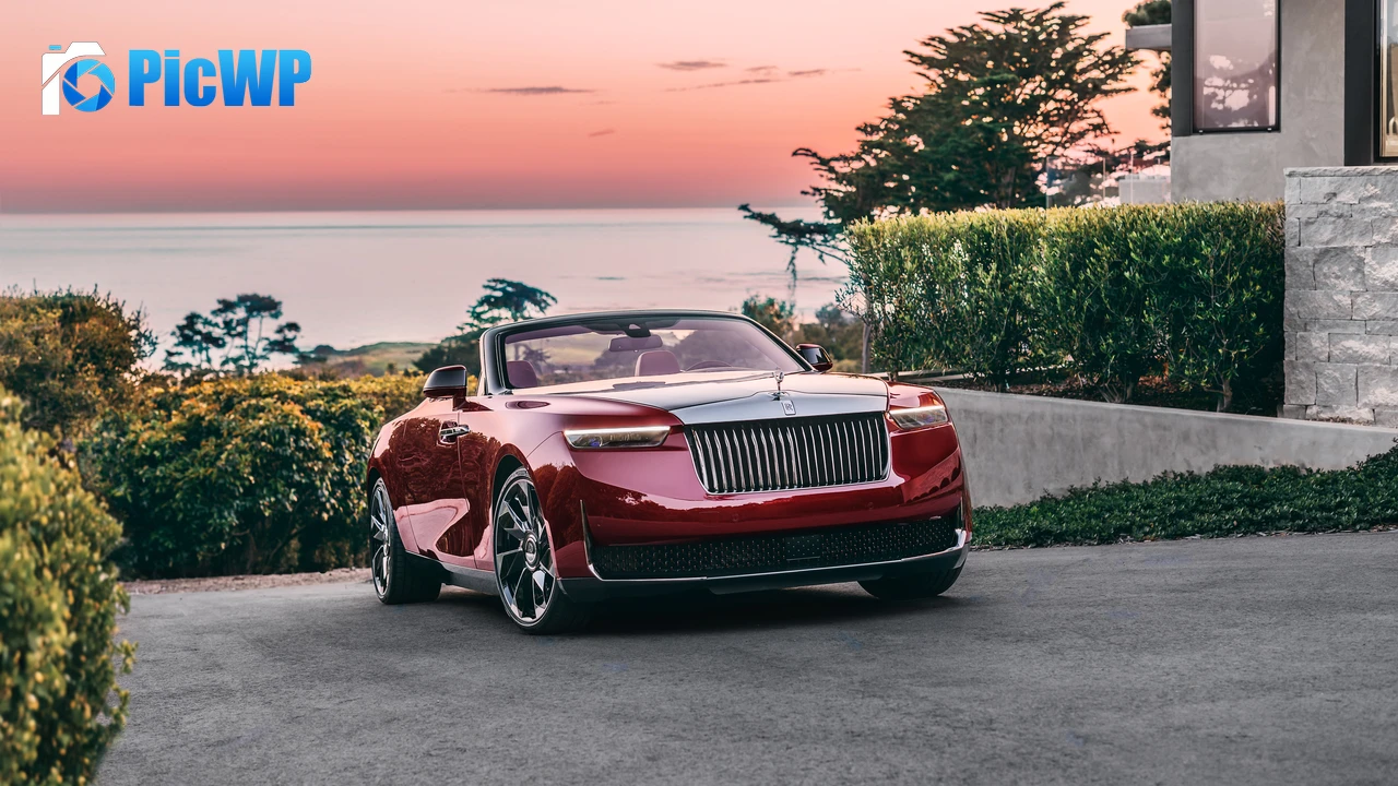 Rolls-Royce La Rose Noire Droptail World's Expensive Cars 8K PC Wallpaper