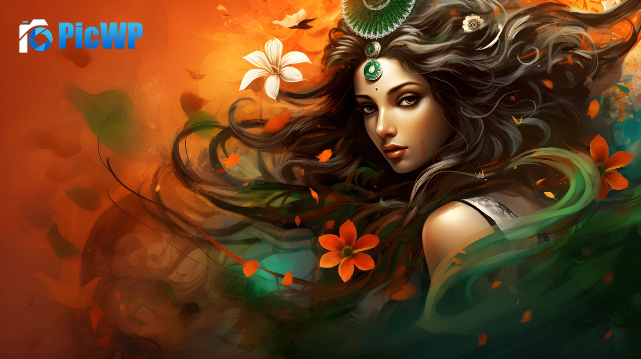 Dream girl Paint 6K PC Wallpaper