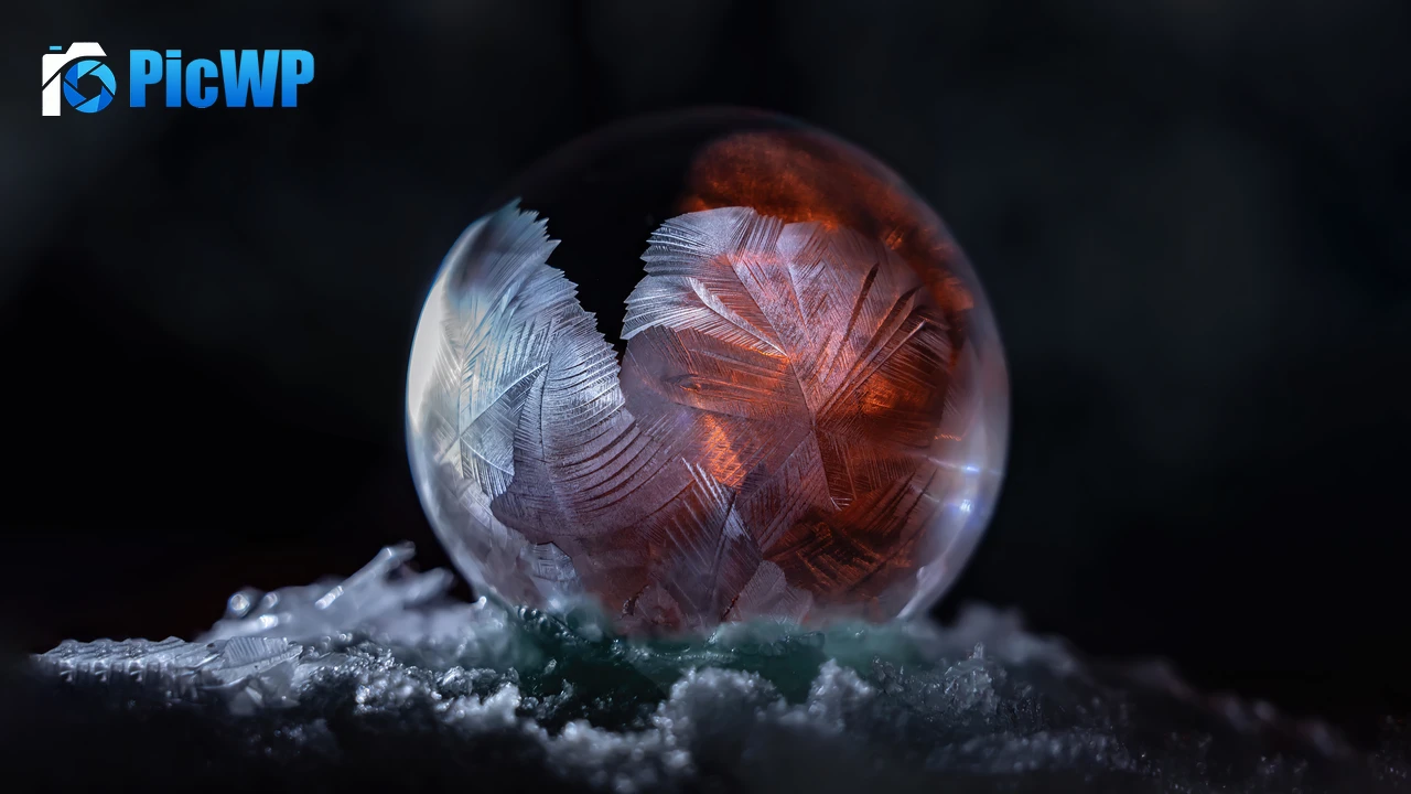 Soap Bubble Dark aesthetic 6K PC Wallpaper