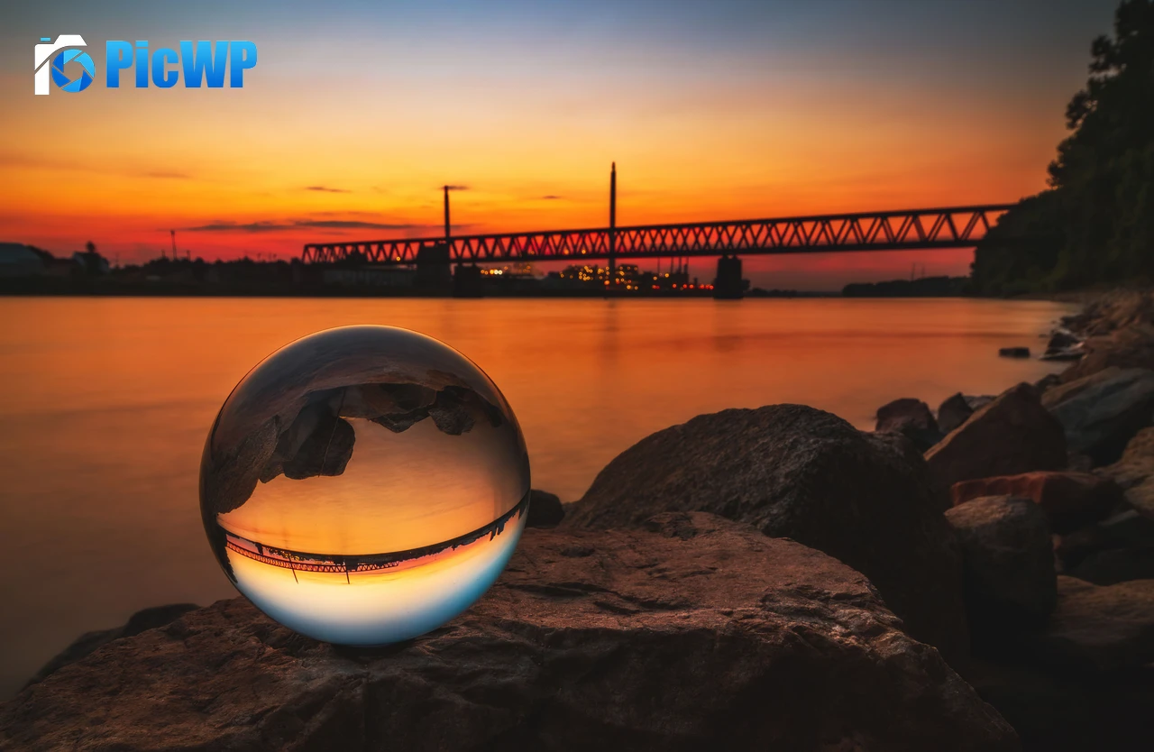 Crystal Ball Sunset 4K PC Wallpaper