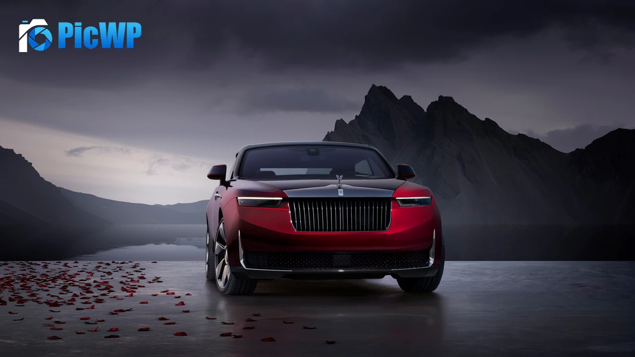 Rolls-Royce La Rose Noire Droptail 8K PC Wallpaper
