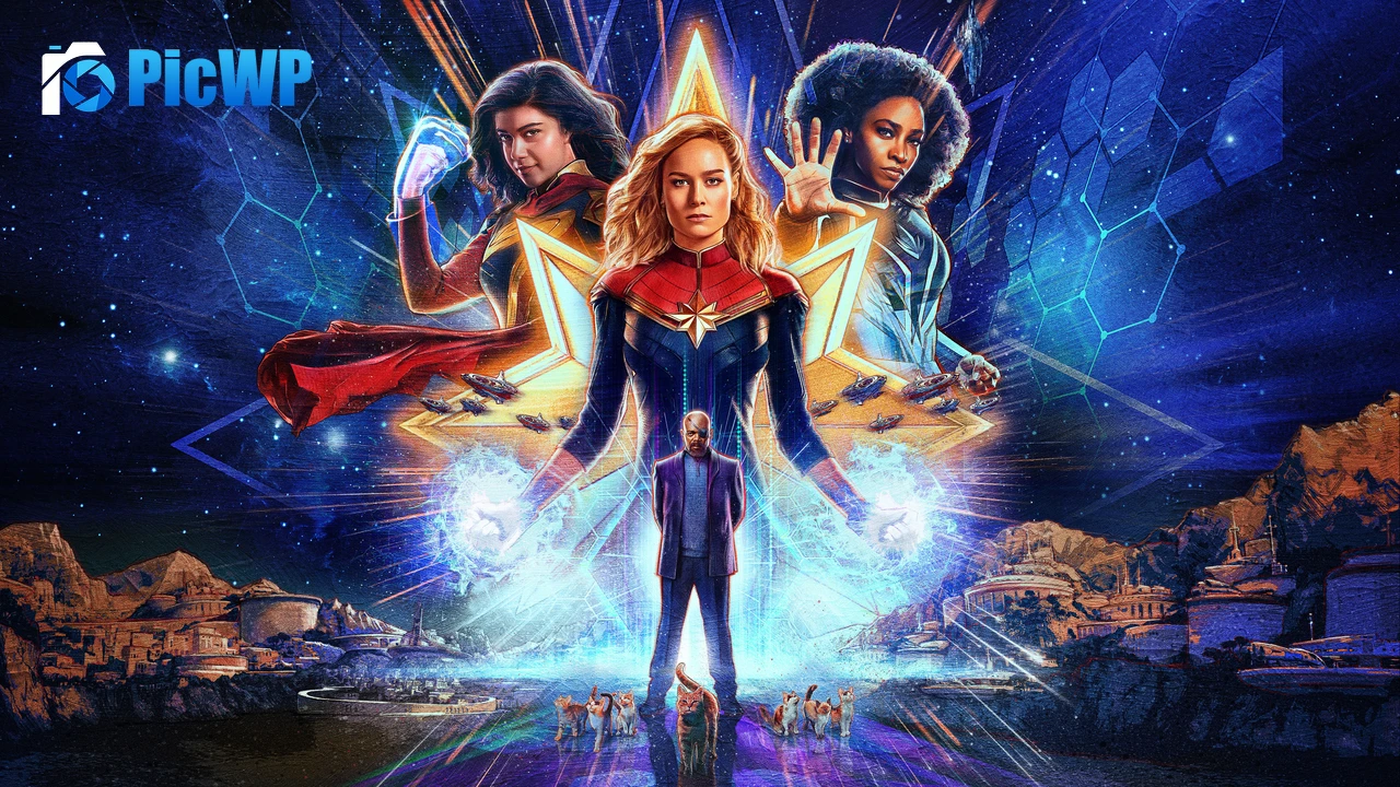 The Marvels 8K PC Wallpaper