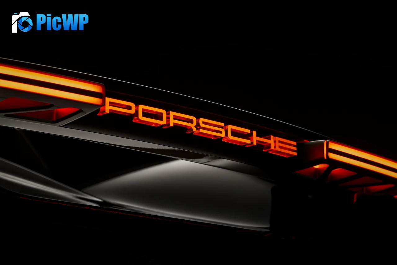 Porsche Mission X Rear View 5K PC Wallpaper