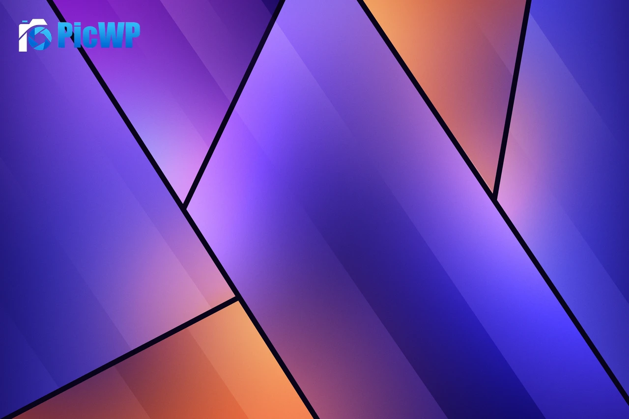 Geometric Gradient background 6K PC Wallpaper