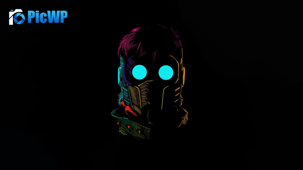 Star-Lord Minimalist 6K PC Wallpaper