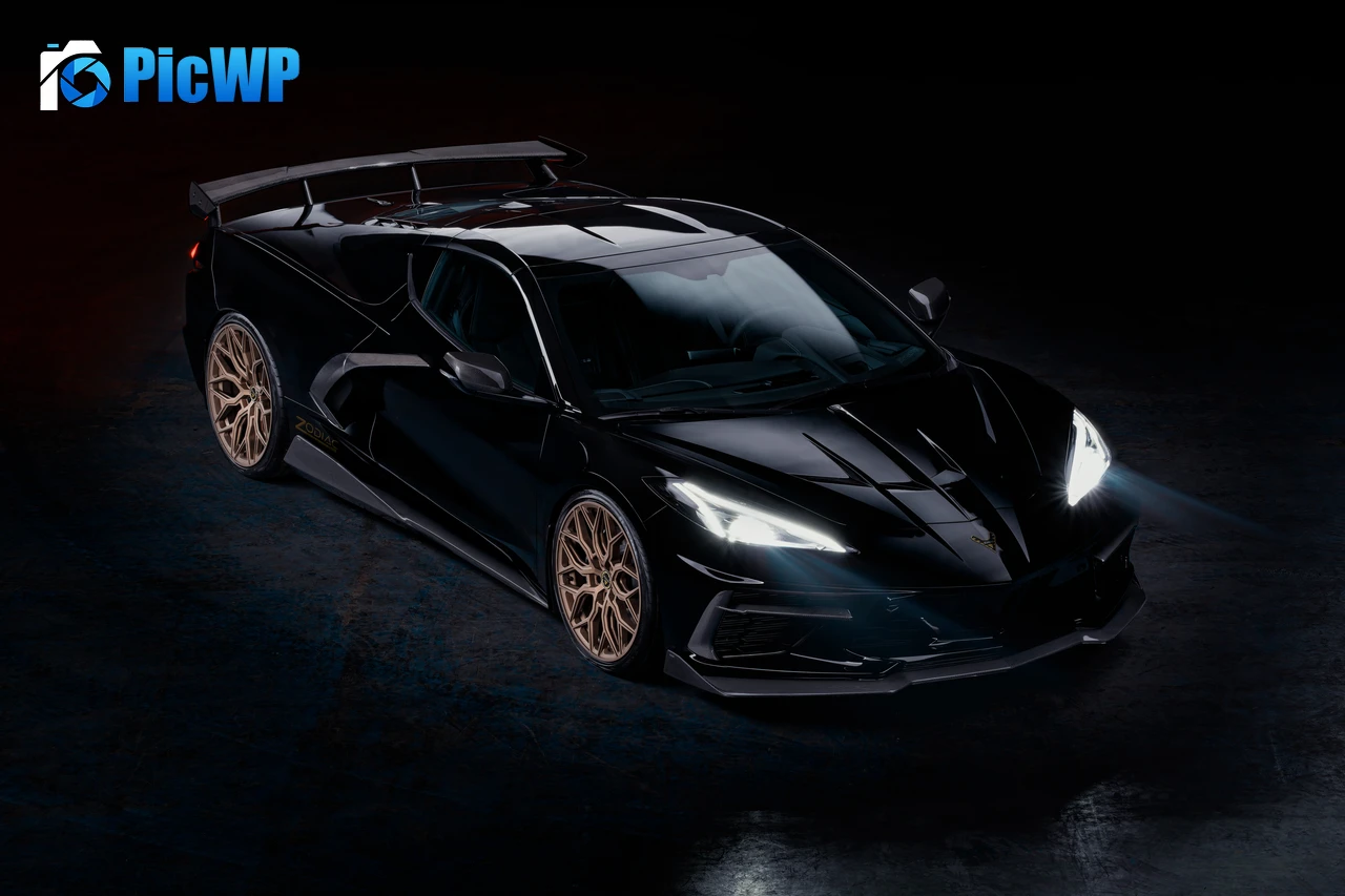 Chevrolet Corvette Zodiac 8K PC Wallpaper