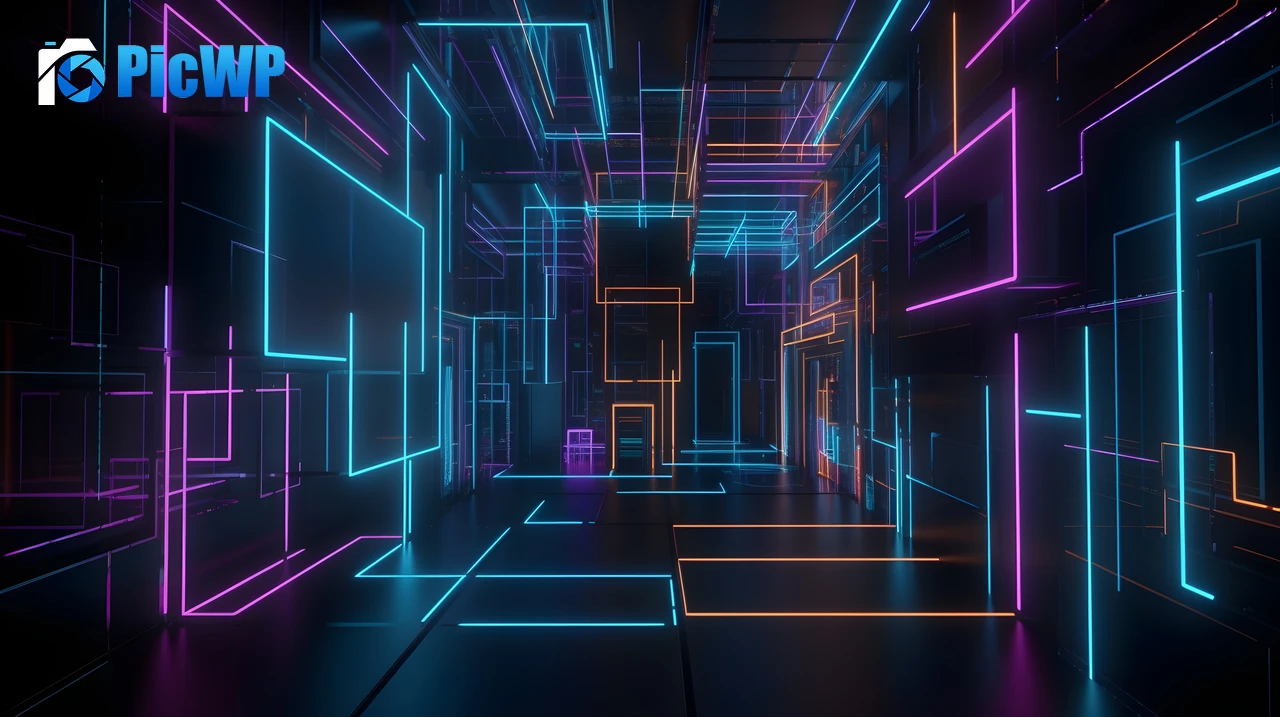 Neon background Colorful 6K PC Wallpaper