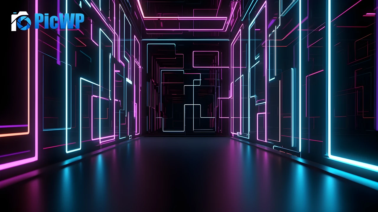 Modern lighting Neon 6K PC Wallpaper