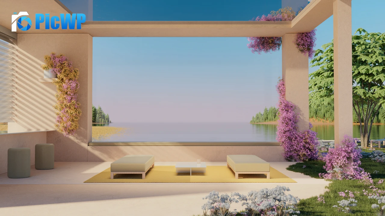 Modern architecture Outdoor 6K PC Wallpaper