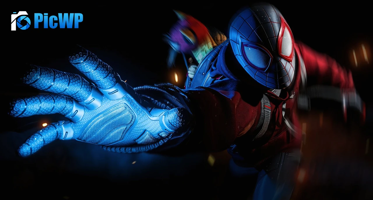 Spider-Man: Miles Morales Action 5K PC Wallpaper