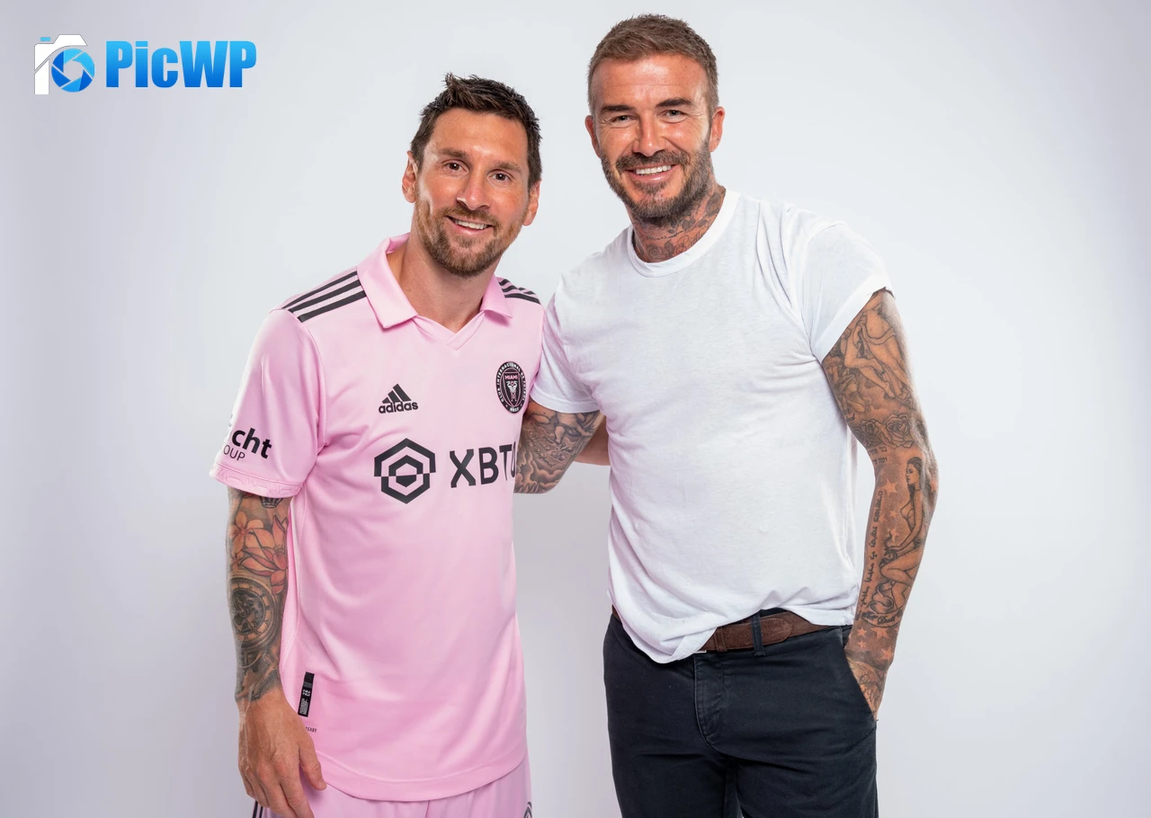 Lionel Messi David Beckham 4K PC Wallpaper