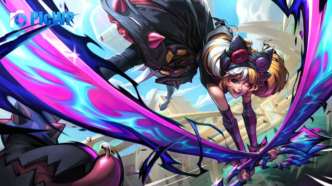 Soul Fighter Gwen League of Legends 5K PC Wallpaper