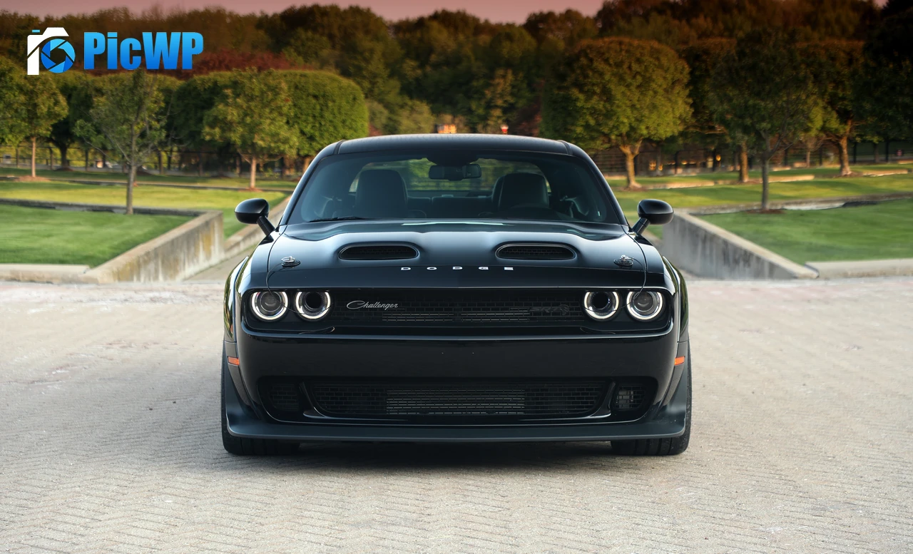 Dodge Challenger SRT Black Ghost 2023 4K PC Wallpaper