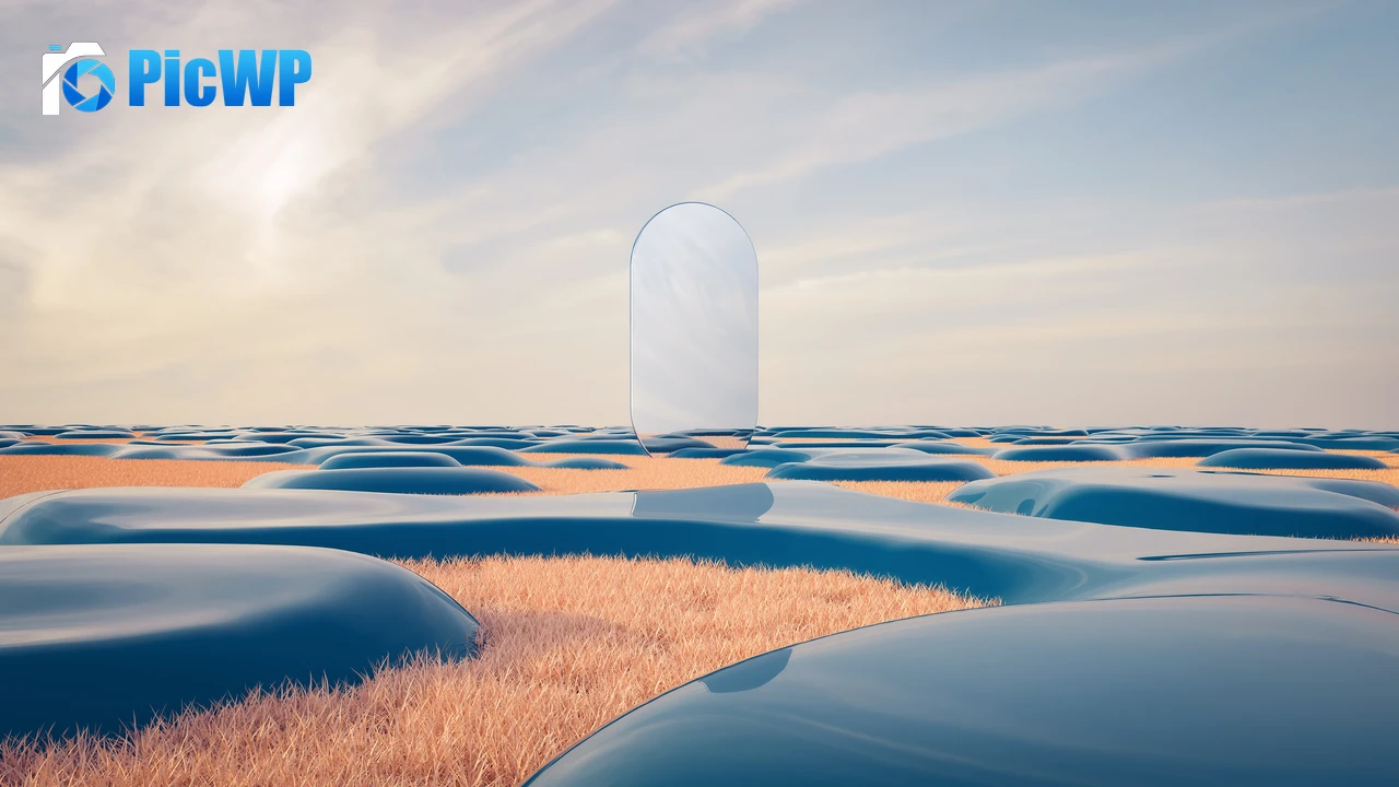 Glass obelisk Surreal 6K PC Wallpaper