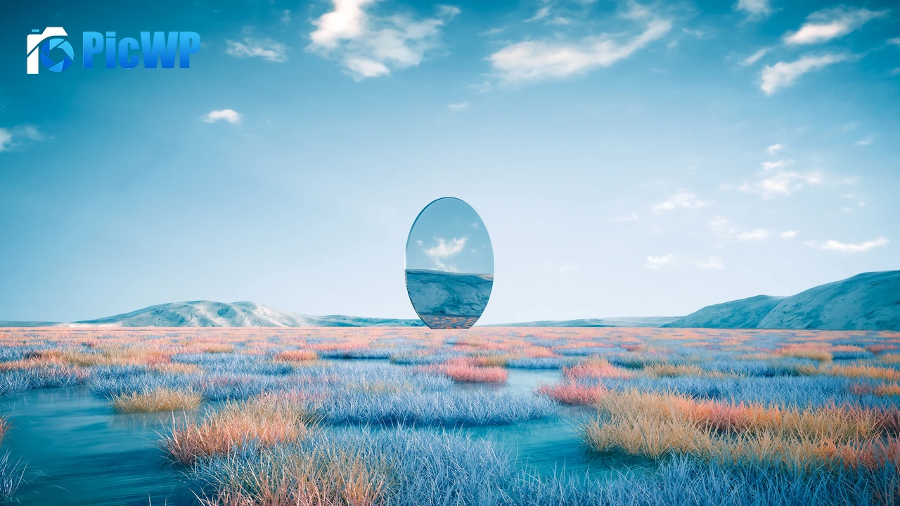 Geometric Landscape 6K PC Wallpaper