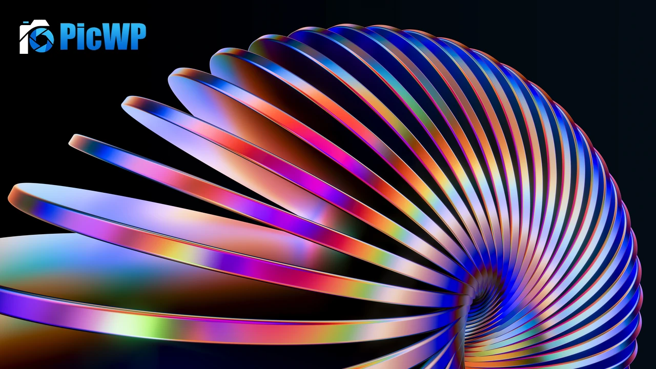 Slinky 3D Render 6K PC Wallpaper