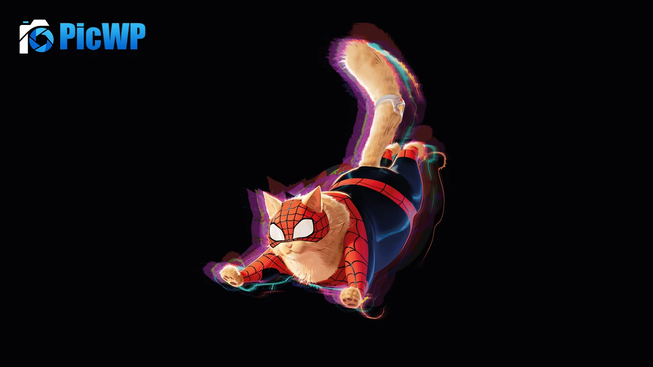 Spider-Cat 8K PC Wallpaper