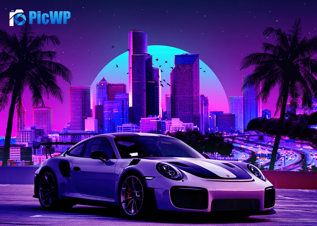 Porsche 911 GT2 Retro 4K PC Wallpaper