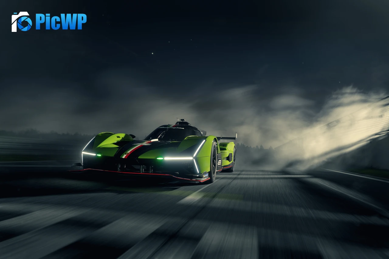 Lamborghini SC63 LMDh Prototype 9K PC Wallpaper