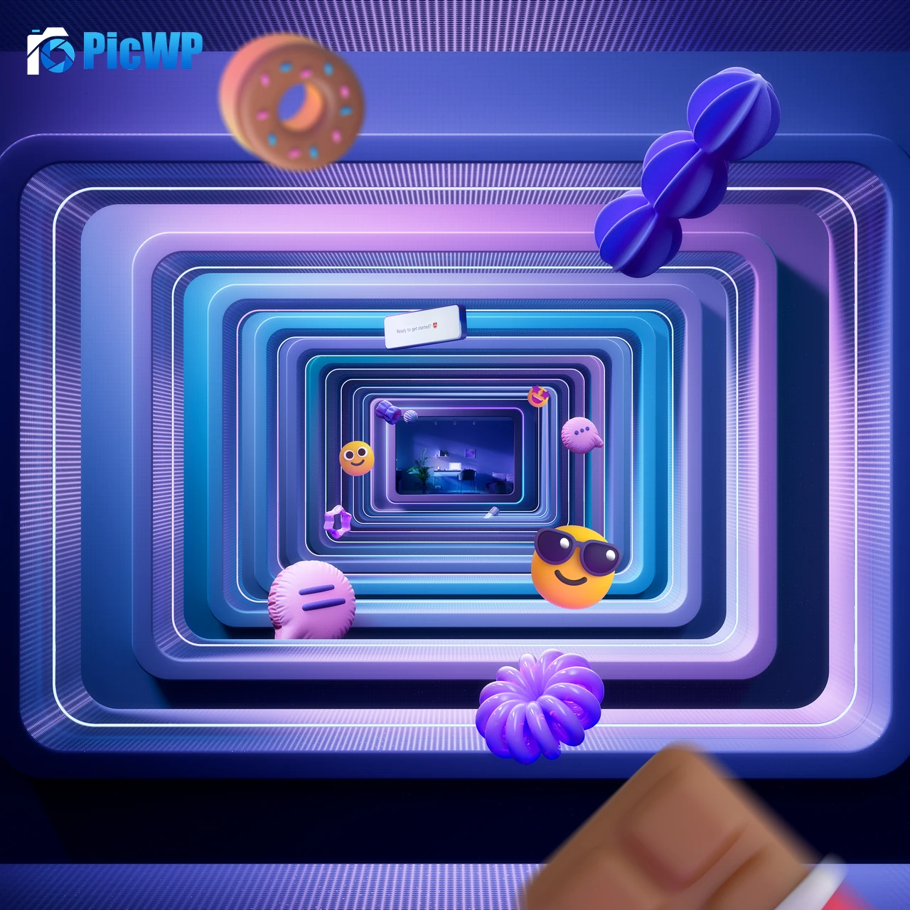 Emoji 3D Art 4K Fold Wallpaper