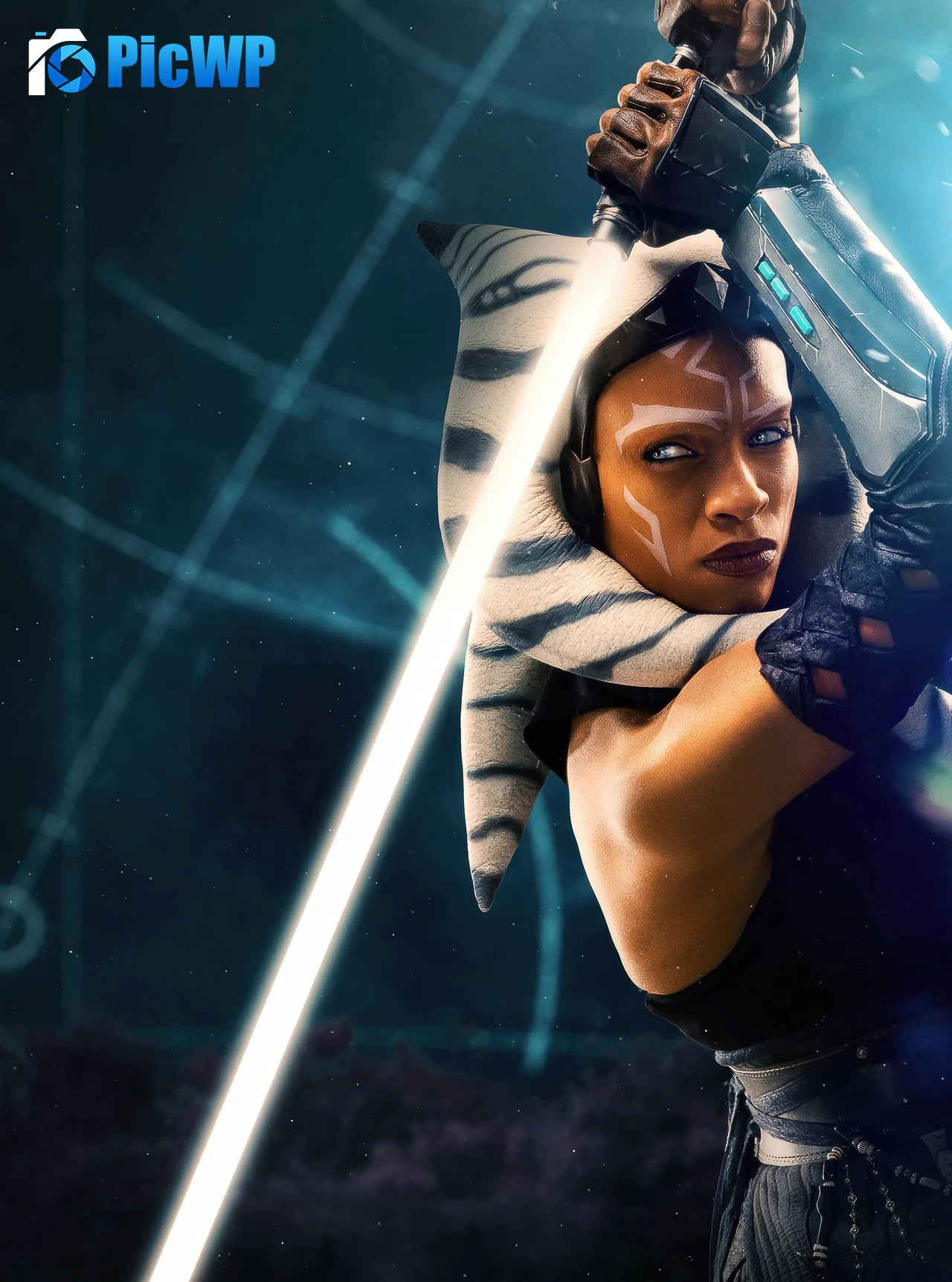 Ahsoka Tano Rosario Dawson 7K Mobile Wallpaper