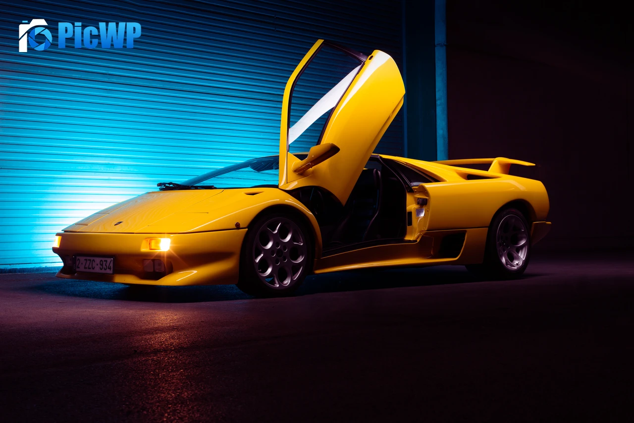 Lamborghini Diablo Sports car 6K PC Wallpaper