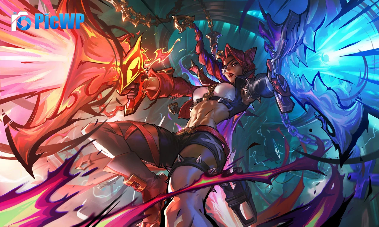 Soul Fighter Samira League of Legends 4K PC Wallpaper