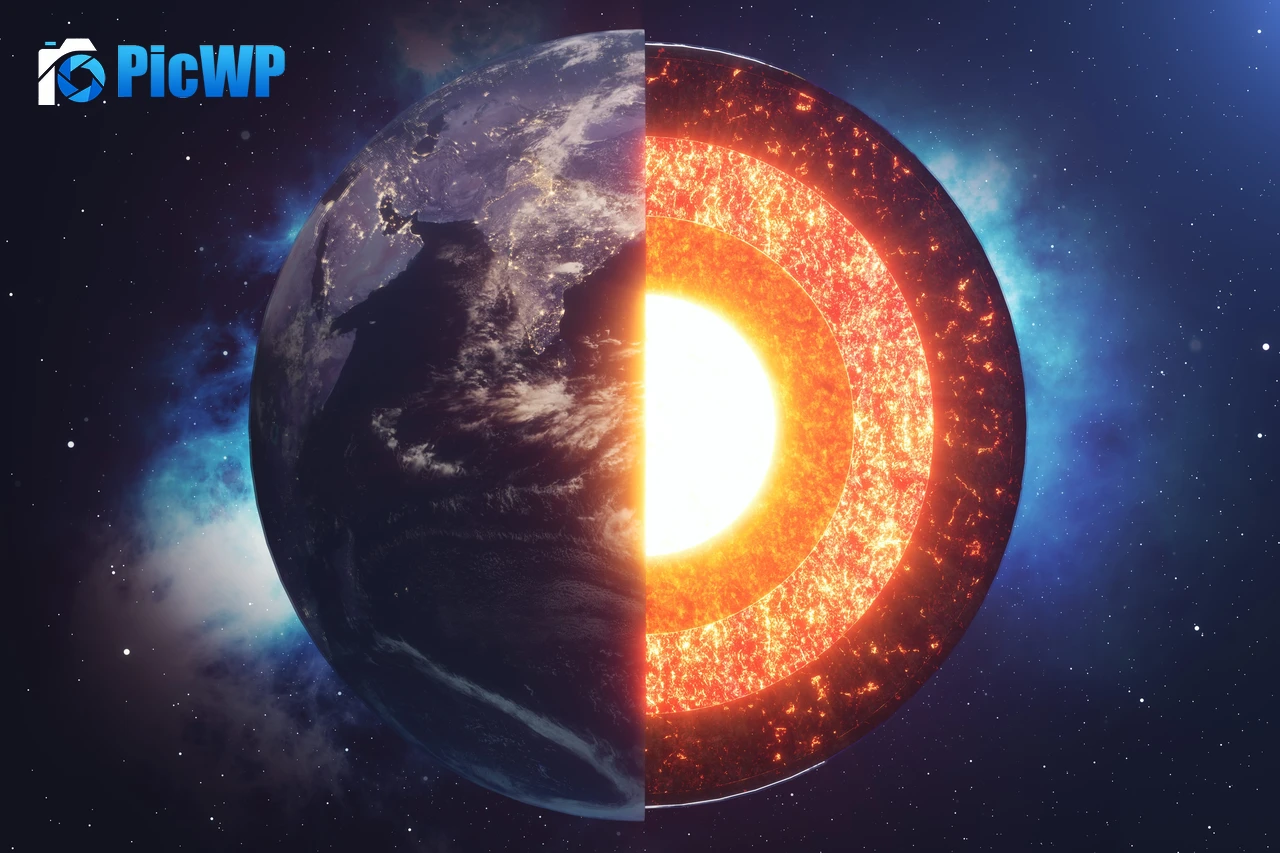 Core Earth Structure 6K PC Wallpaper