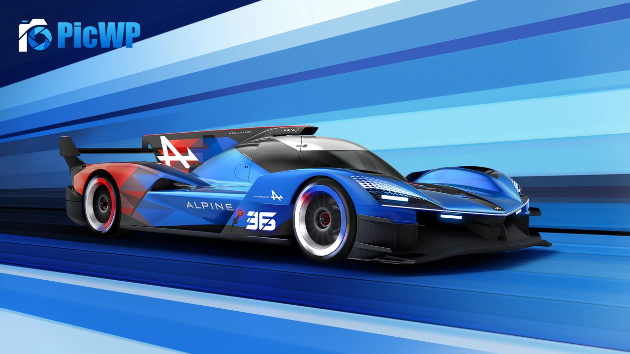 Alpine A424_β Le Mans Hypercar 6K PC Wallpaper