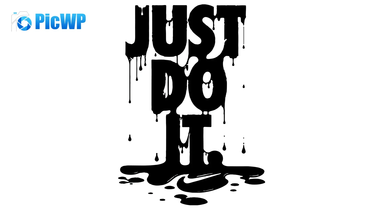 Just Do It Drippy 8K PC Wallpaper