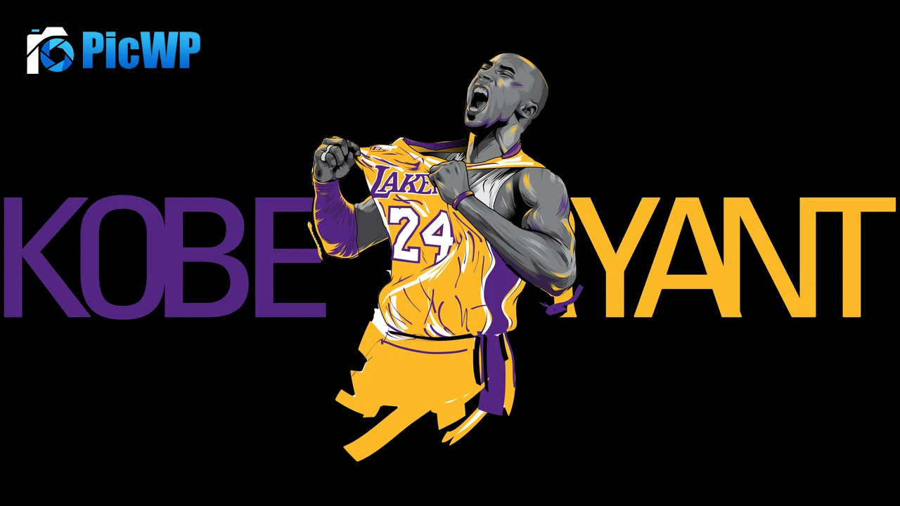 Kobe Bryant Los Angeles Lakers 6K PC Wallpaper
