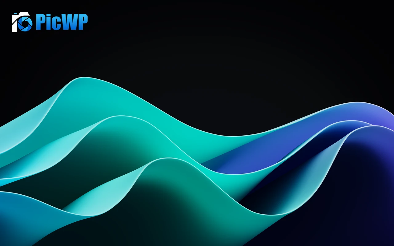 Windows 11 Teal 4K PC Wallpaper