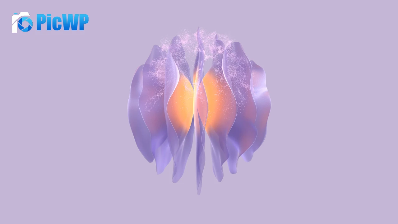 Purple abstract Huawei Mate X3 6K PC Wallpaper