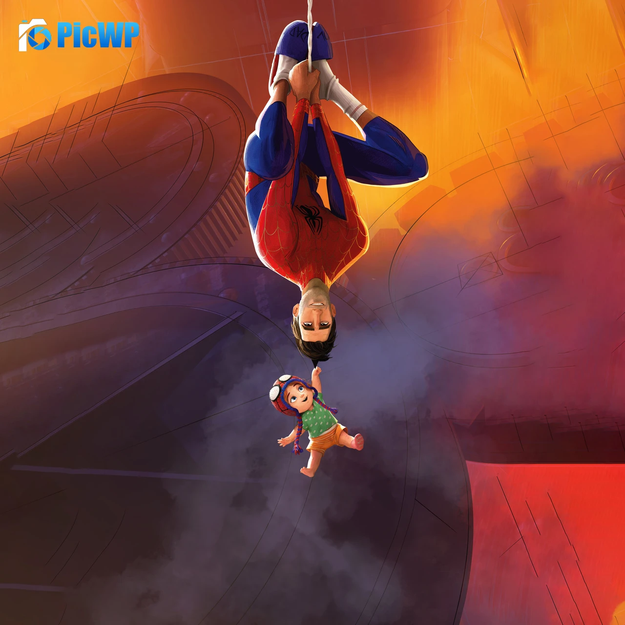 Peter B Parker Spider-Man: Across the Spider-Verse 5K Fold Wallpaper