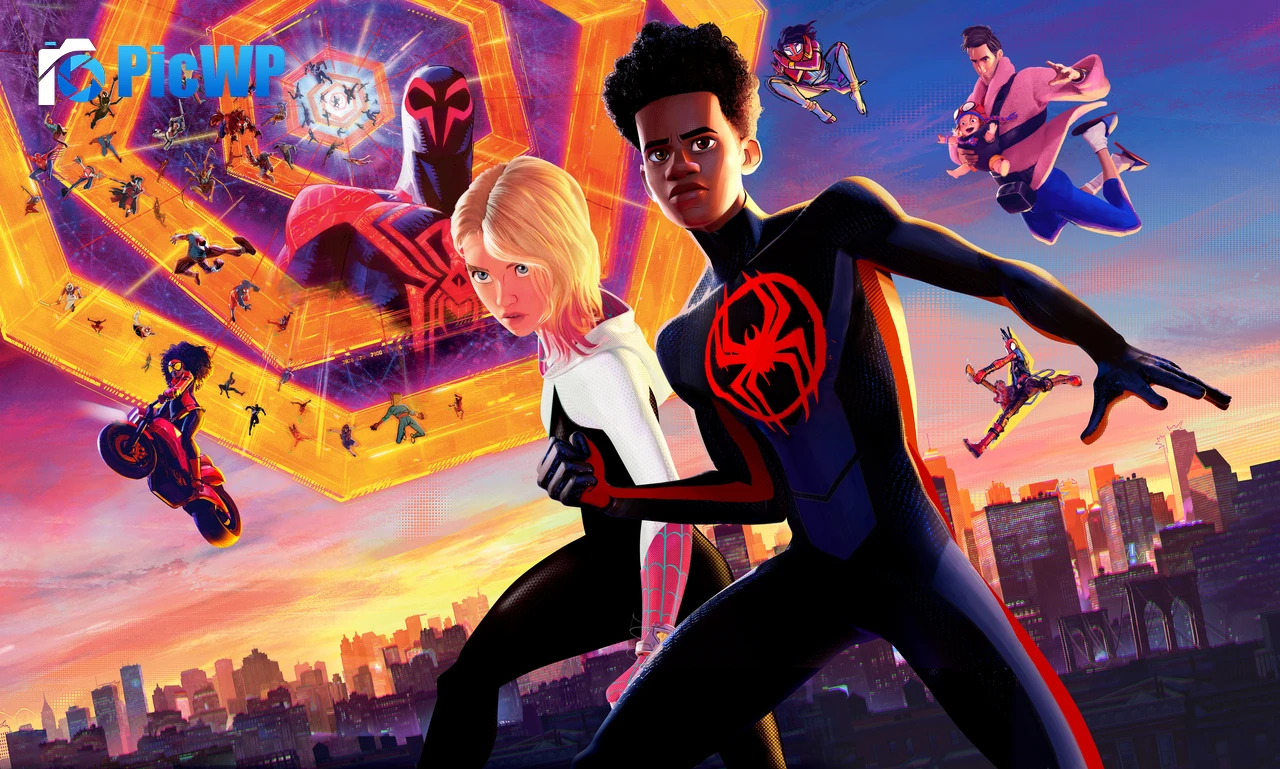 Spider-Man: Across the Spider-Verse Movie poster 8K PC Wallpaper
