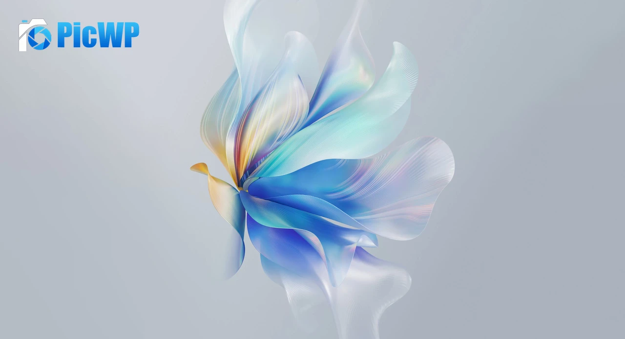 White background Huawei Mate X3 5K PC Wallpaper