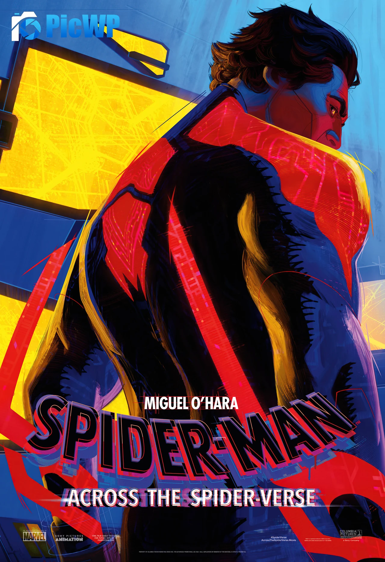 Miguel O'Hara Spider-Man 2099 6K Mobile Wallpaper
