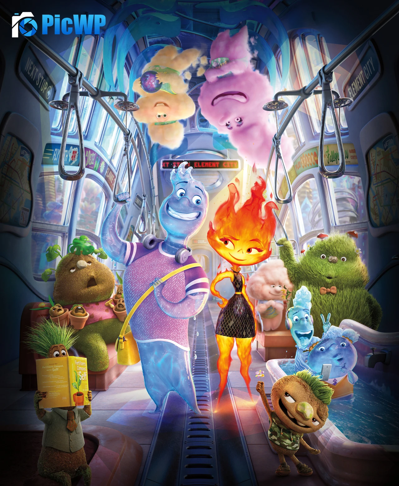 Elemental Animation movies 5K Mobile Wallpaper